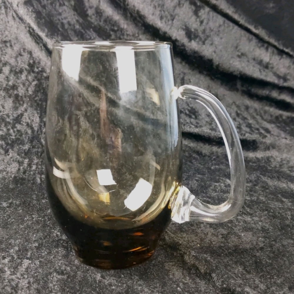 Vintage MCM Libbey smoke drinking mug